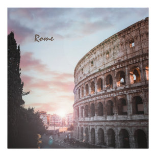 Foto Roma Arquitectura antigua, paisaje de ciudad atard