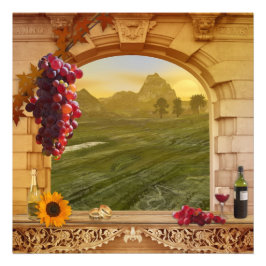 Foto Romantic Vineyard (Wedding) Vintage Painting