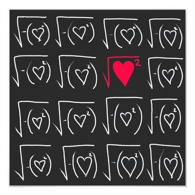 Foto Rompecabezas de math geek: encontrar amor real (Frente)