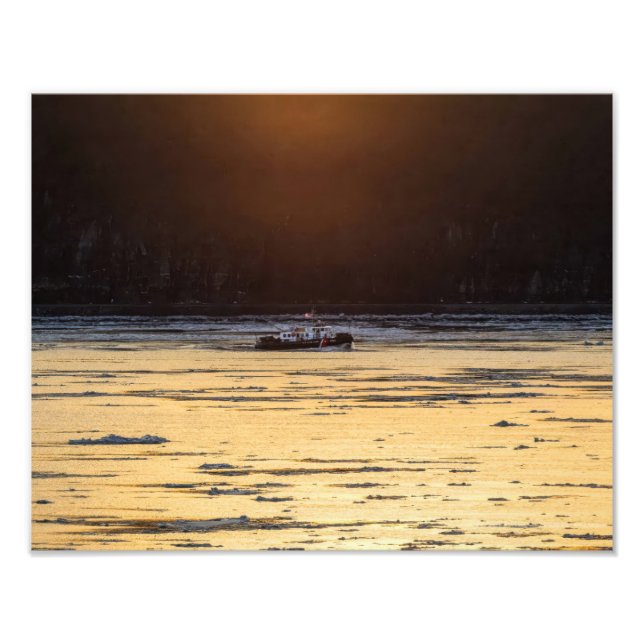 Foto Rompehielos al atardecer (Frente)