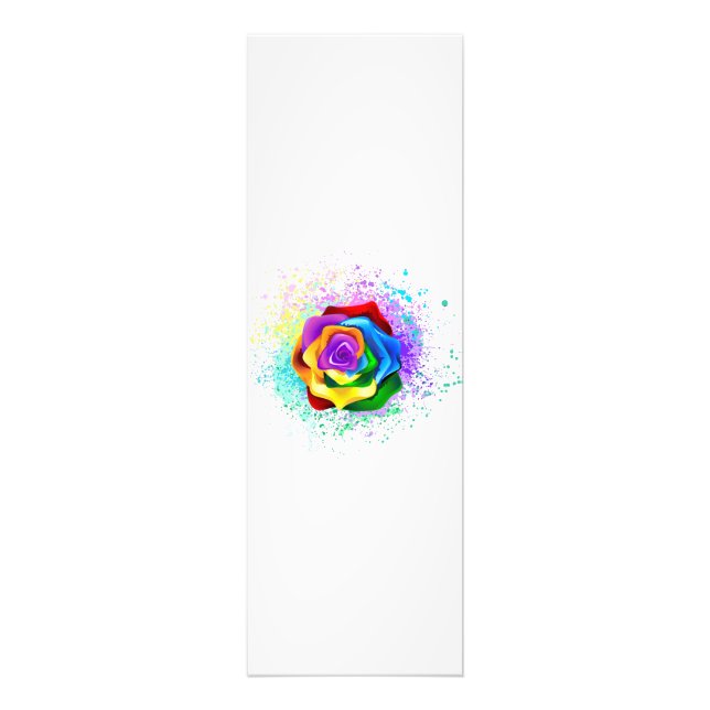 Foto Rosa arcoiris colorido (Frente)