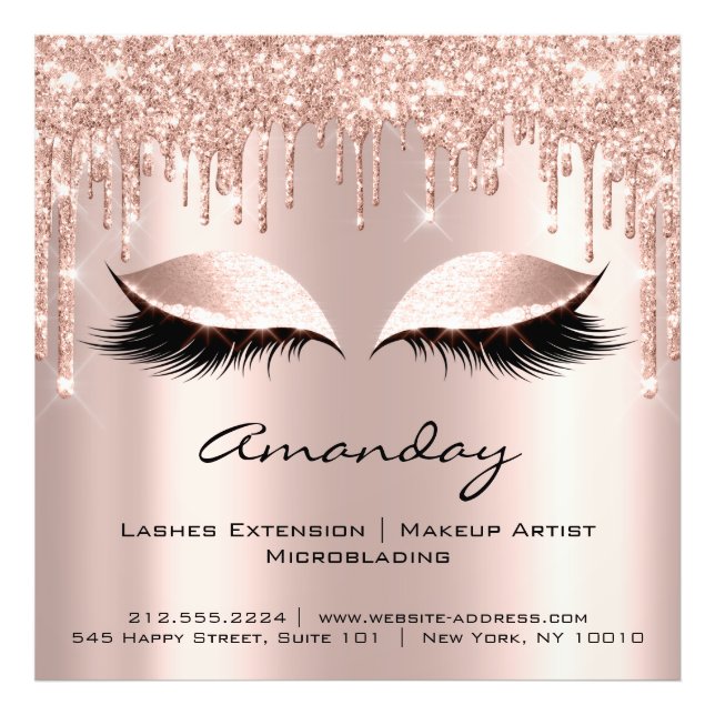 Foto Rosa de la extensión de Eyelash profesional (Frente)