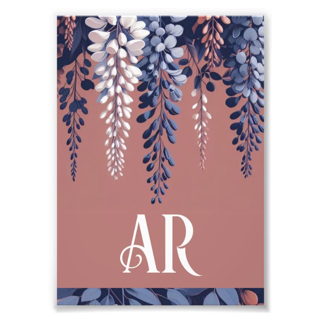 Foto Rosa de la Marina Monograma Wisteria Elegancia (Frente)