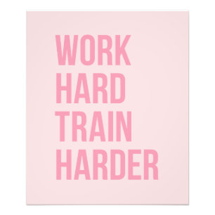 Foto Rosa de motivación de la cita de la aptitud dura