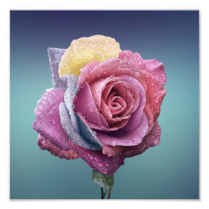 Foto Rosa multicolor