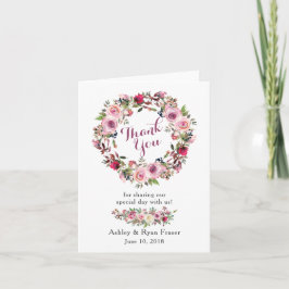Foto Rosa Rosa Púrpura Agradecimiento Boda