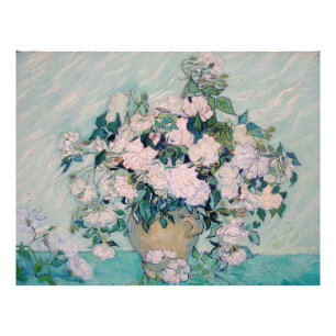 Foto Rosas blancas-1890-Vincent van Gogh