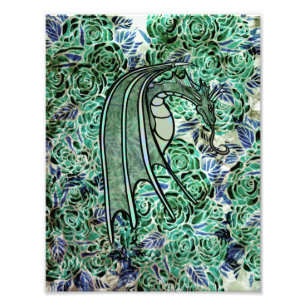 Foto Rosas de dragón Verde Naturaleza Dragones Rosa abs