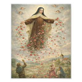 Foto Rosas de lluvia de San Teresita del Cielo