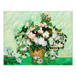 Foto Rosas de Vintage Vincent Van Gogh (1890)