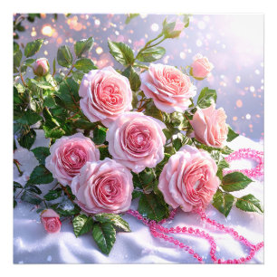 Foto Rosas rosadas suaves