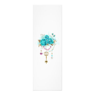Foto Rosas turquesas con llaves