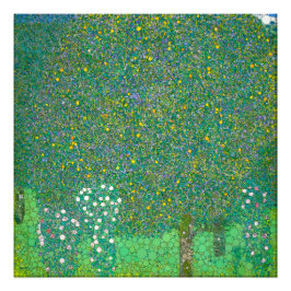 Foto Rosebushes bajo los árboles de después de Gustav K