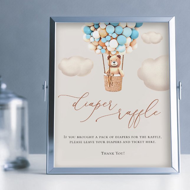 Foto Rótulo de Bear Balloons Diaper Raffle (Subido por el creador)