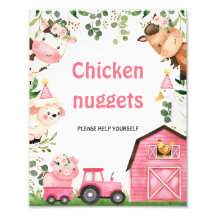 Rótulo de fiesta de cumpleaños del Tractor de gran