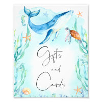 Rótulo de regalos de Baby Shower de color azul del