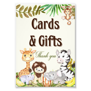 Foto Rótulo de Tarjetas Safari y Regalos, Rótulo Baby S
