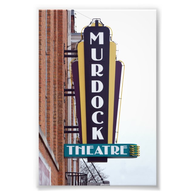 Foto Rótulo de Teatro Murdock, Wichita, Kansas (Frente)