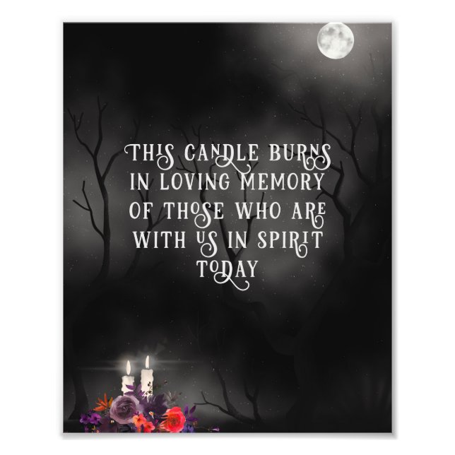 Foto Rótulo de velas conmemorativas del Boda de Hallowe (Frente)