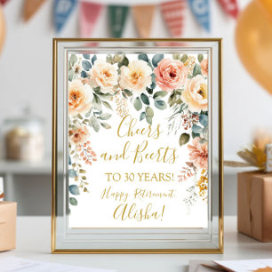 Foto Rótulo Fiesta De Jubilación De Saludos Y Desiertos