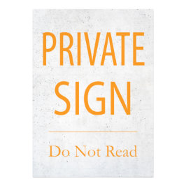 Foto Rótulo privado no leído