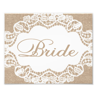 Foto Rótulos bodas - Burlap & Lace - Novia -