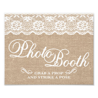 Foto Rótulos bodas - Burlap & Lace - Photo Booth -