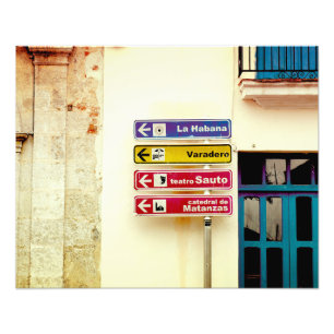 Foto Rótulos callejeros de Cuba   Imprimir