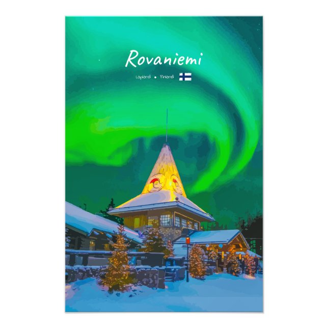 Foto Rovaniemi, Finlandia - Aurora Mágica  (Frente)