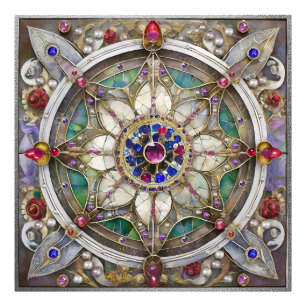 Foto Ruby, Amethyst, Sapphire y Pearl Mandala