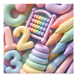 Foto Ruptura de aprendizaje pastel ABC - Educativa 3D i