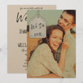 Foto Rustica De Scrapbook Sobre La Invitación A La