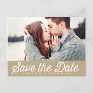 FOTO RÚSTICA DE VINTAGE PAPER GUARDA LA TARJETA PO