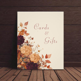 Foto Rústico Rótulo de tarjetas y regalos de boda flora