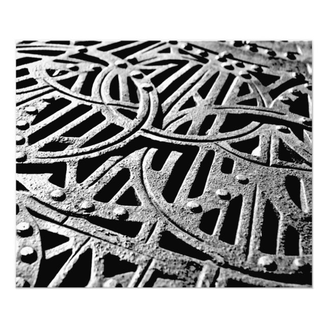 Foto Rusty Grate en gris (Frente)