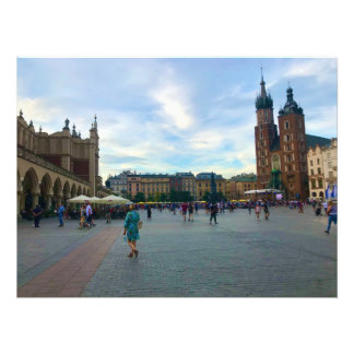 Foto Rynek Główny - Plaza de la ciudad en Cracovia, Pol