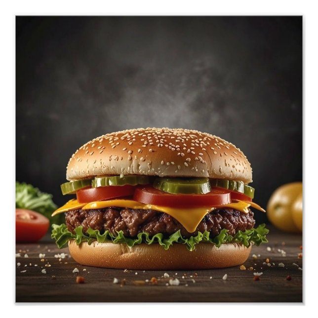 Foto Sabroso Cheeseburger (Frente)