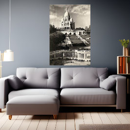 Foto Sacré Coeur vintage blanco y negro