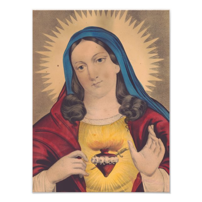 Foto Sagrado Corazón de María (Frente)