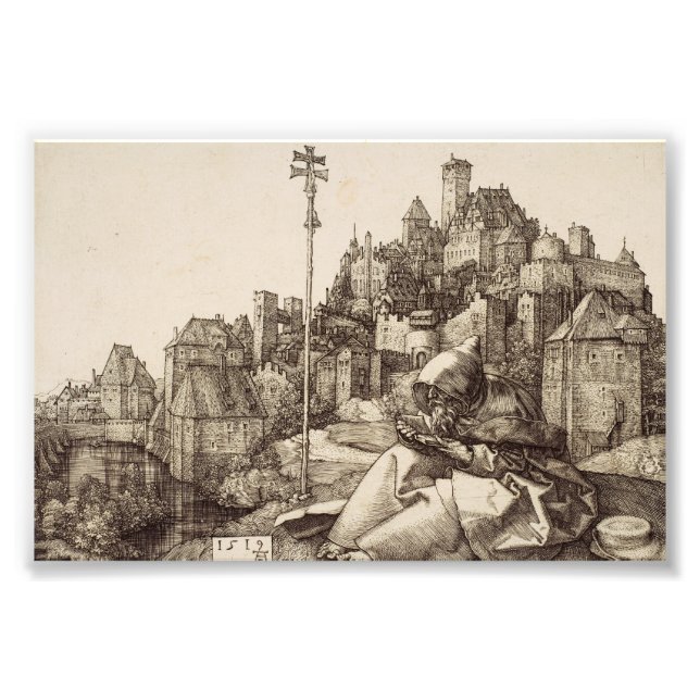 Foto Saint Anthony Reading por Albrecht Durer (Frente)