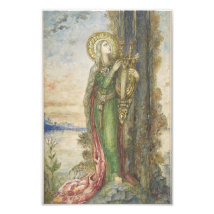 Foto Saint Cecilia Por Gustav Moreau