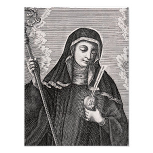Foto Saint Gertrude, el gran místico benedictino alemán