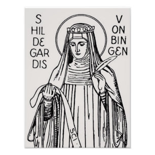 Foto Saint Hildegard de Bingen Benedictine abbess