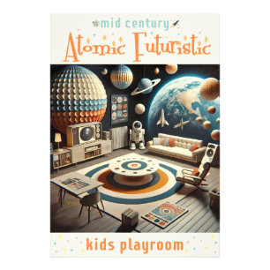 Foto Sala de juegos infantil futurista atómica de la er