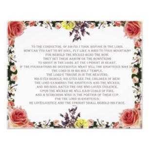 Foto Salmo 11, El Señor Amó La Justicia,