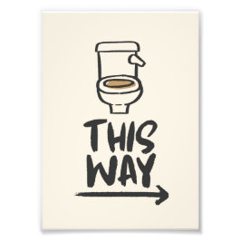 Foto Salto de inodoros de esta manera - Divertido Baño 