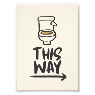 Foto Salto de inodoros de esta manera - Divertido Baño 