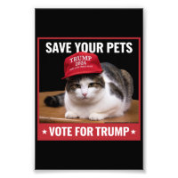 Salva a tus mascotas Vota por Trump Cita de la ele