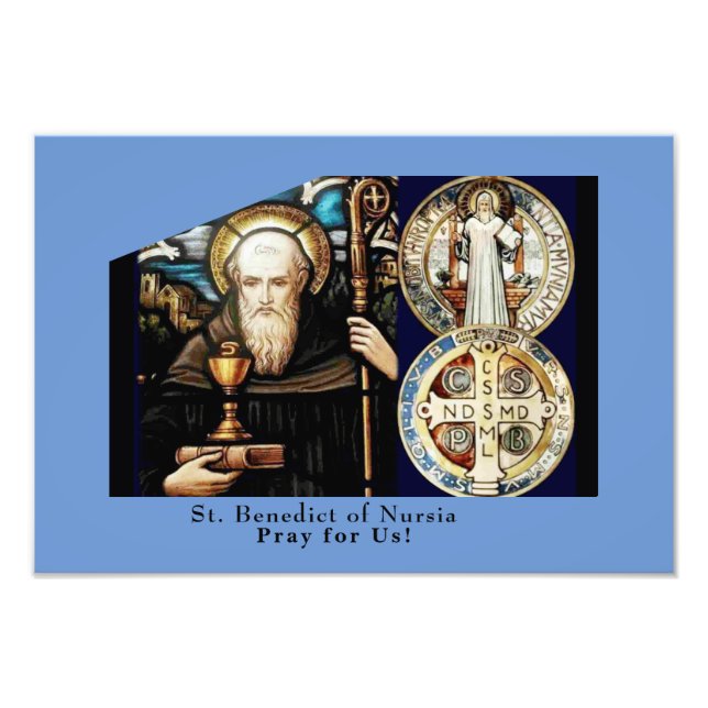 Foto San Benedicto de Nursia (Frente)