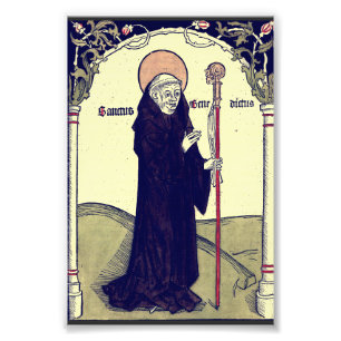 Foto San Benito de Nursia Patrono de Europa Católico